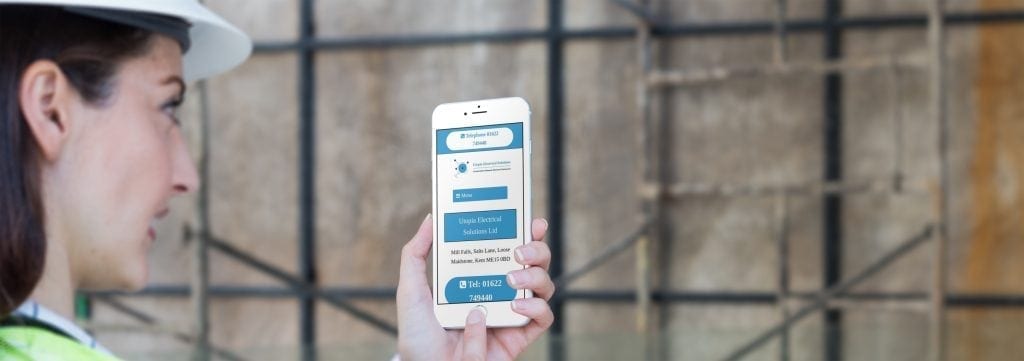 Electrician web design in Kent
