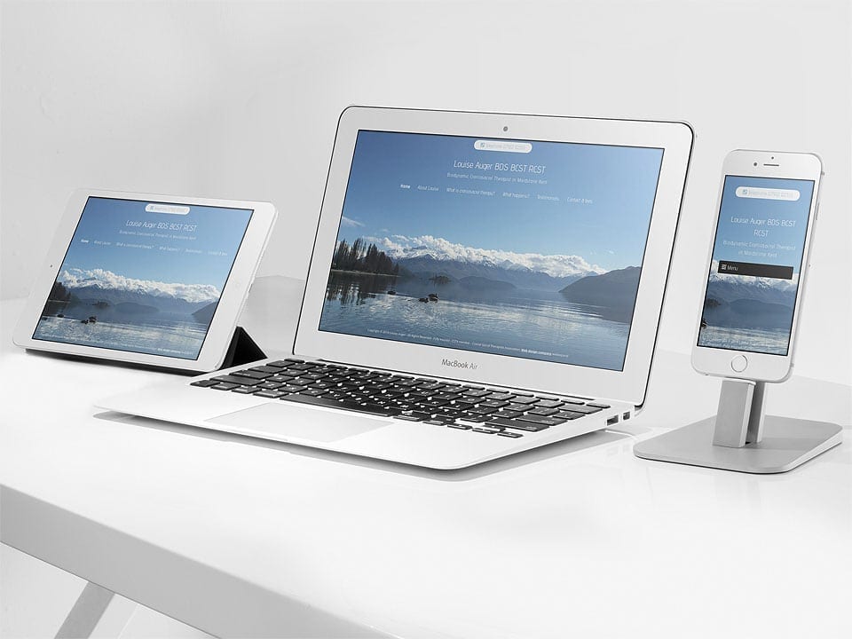 Craniosacral therapist web design maidstone kent