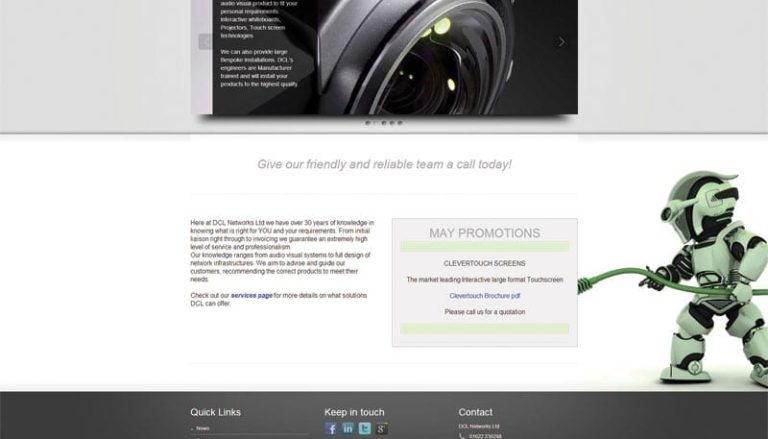 IT web design, Electricians website design