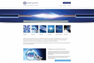 Electrician web design in Maidstone Kent - Electrical Website Design Kent