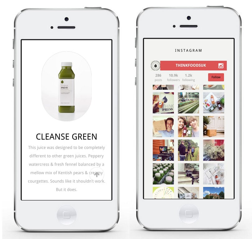 Coldpressed Juice Web Design