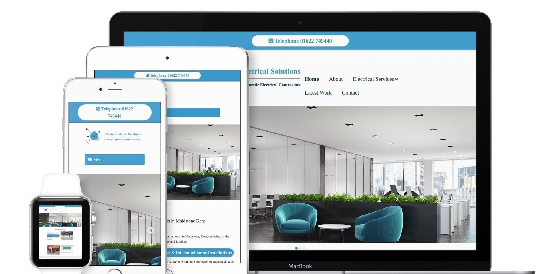 utopias-various Electrician web design