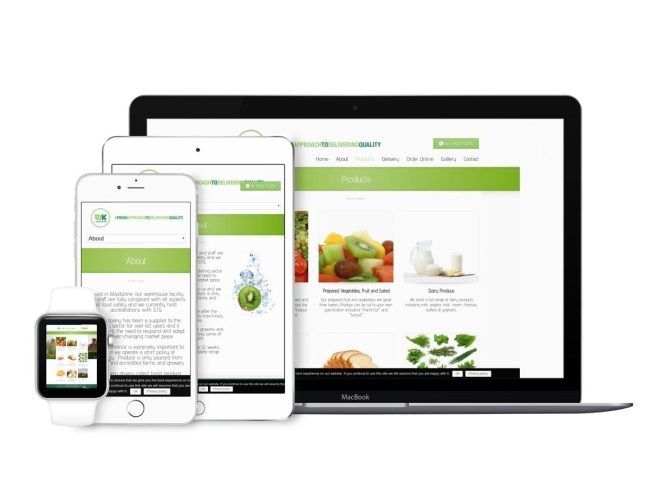 Kingslands-Website-Multi-Devices-inc-watch Fruit & Veg Wholesaler Website Design in Maidstone Kent