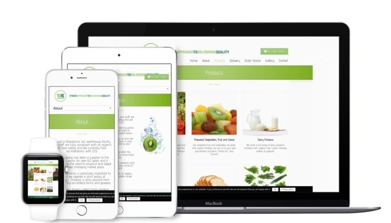 Kingslands-Website-Multi-Devices-inc-watch Fruit & Veg Wholesaler Website Design in Maidstone Kent