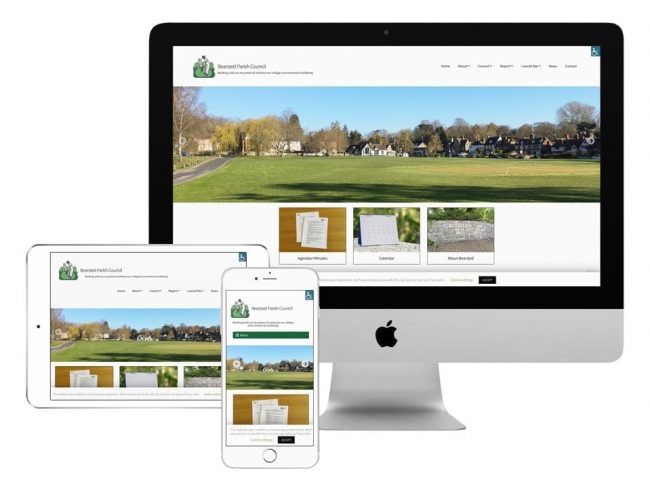 Website launch for Parish Council