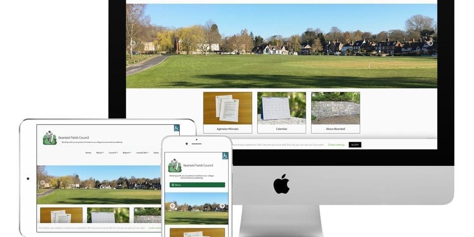 Website launch for Parish Council