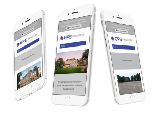 GPS Projects Ltd new website design