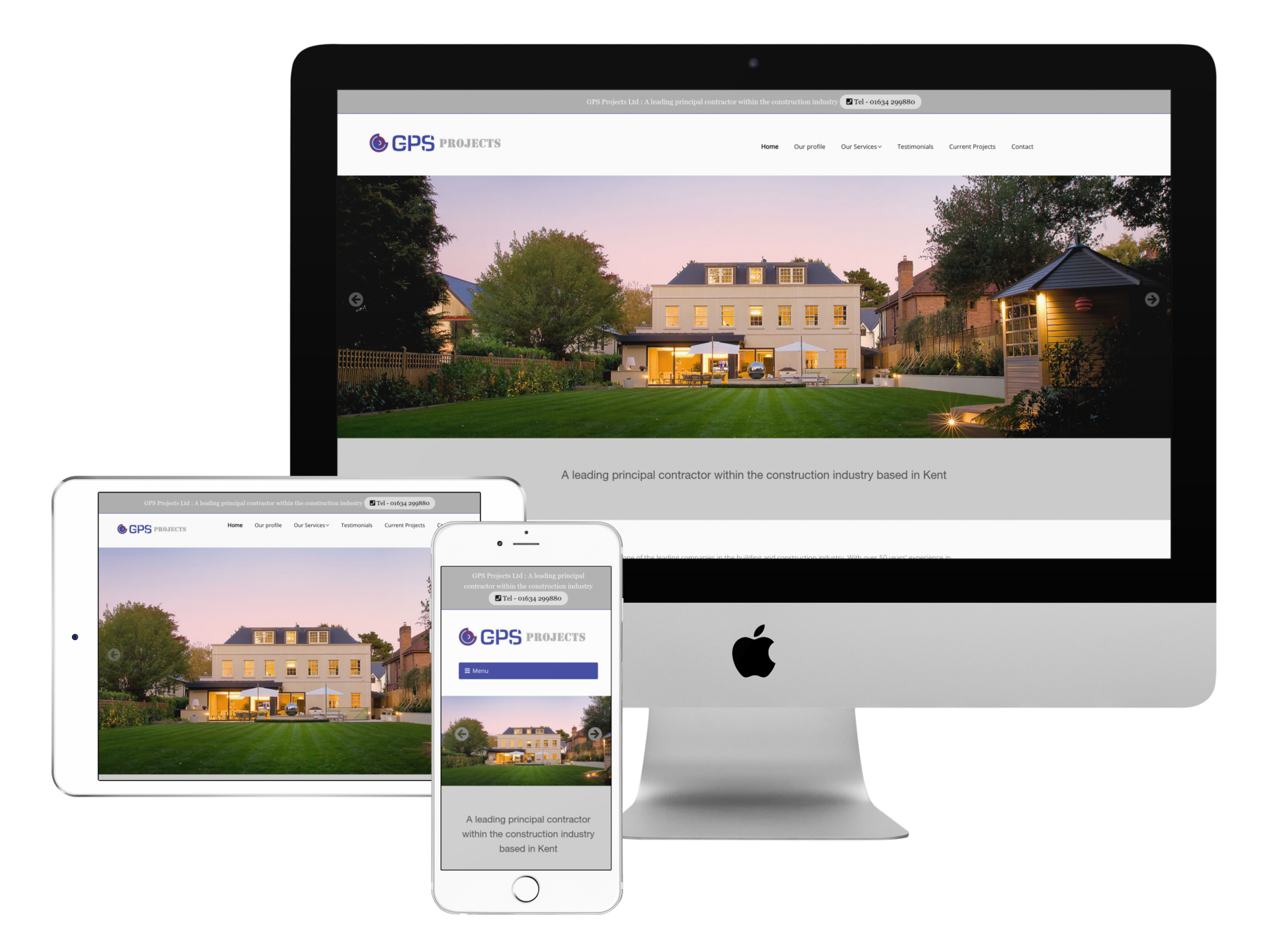 GPS projects Ltd new website