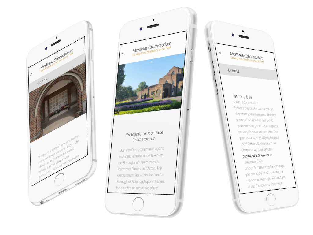 Crematorium / Funeral website